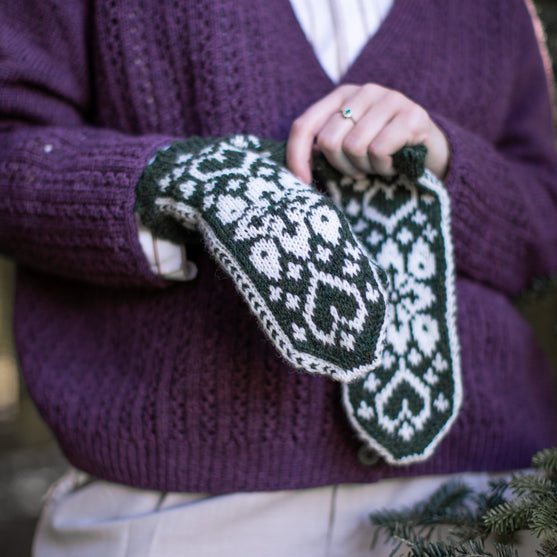 

1st Sunday of Advent - Knitting - Powder Flower - Mittens
5