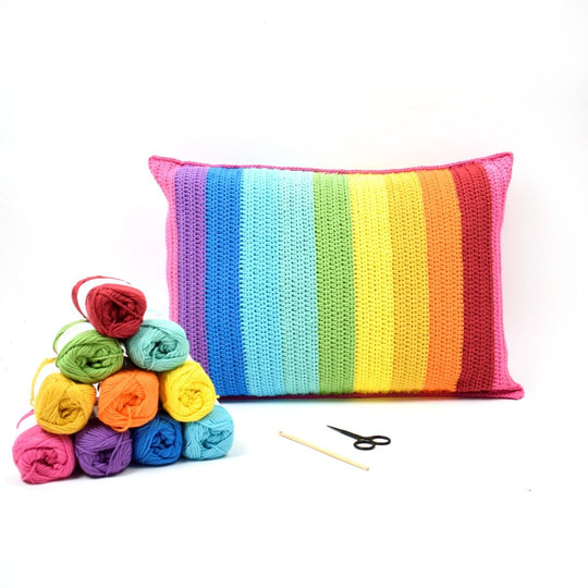 Rainbow Stripes - Cushion