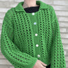 

Easy Hole Structure Polo Cardigan
1