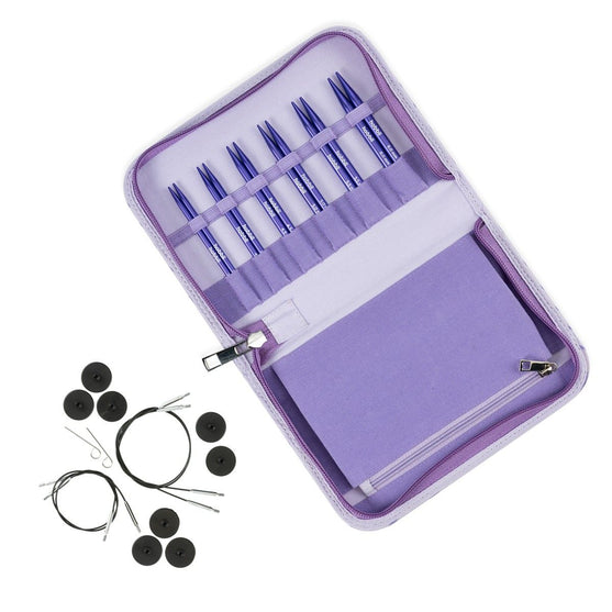 

Stellar Short Interchangeable Circular Needle Set Essential - Amethyst - Hobbii
1