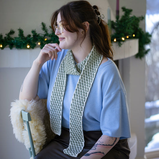 1st Sunday of Advent - Crochet - Steppingstone - Scarf