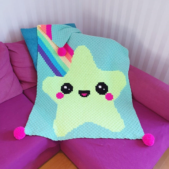 Kawaii Shooting Star - Blanket
