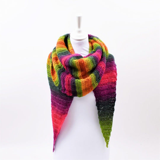 Tip-To-Tip Shawl - Carnival