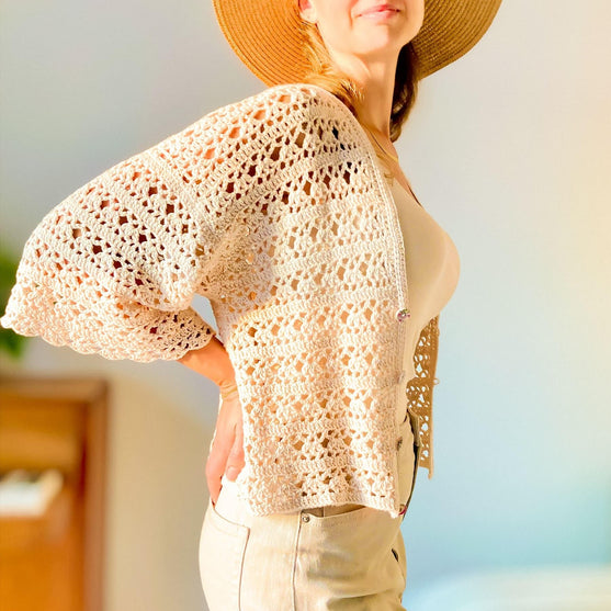 

The Magnolia Cardigan
5