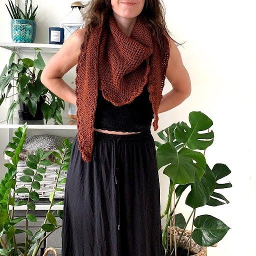 

Morwenna - Triangle Shawl
2