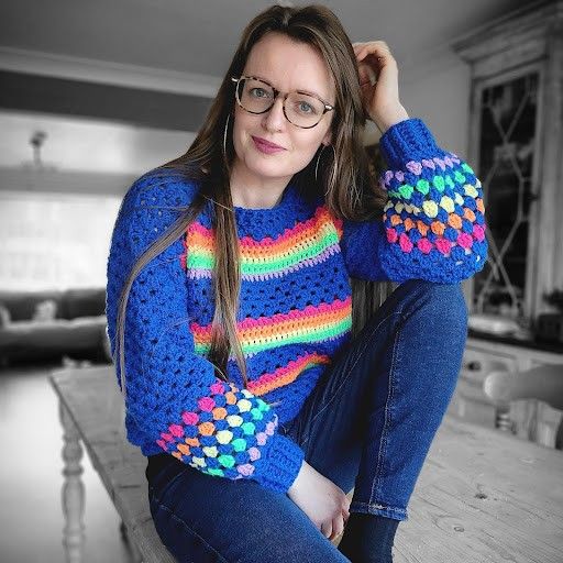 

The Jazzy Granny Sweater
1