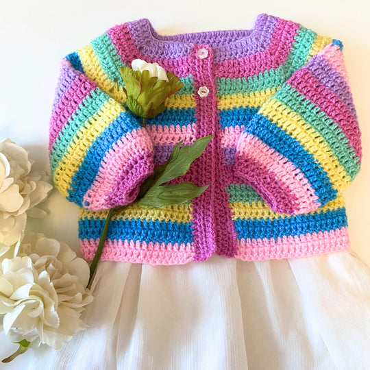 Sunshine and Rainbows - Baby Cardigan