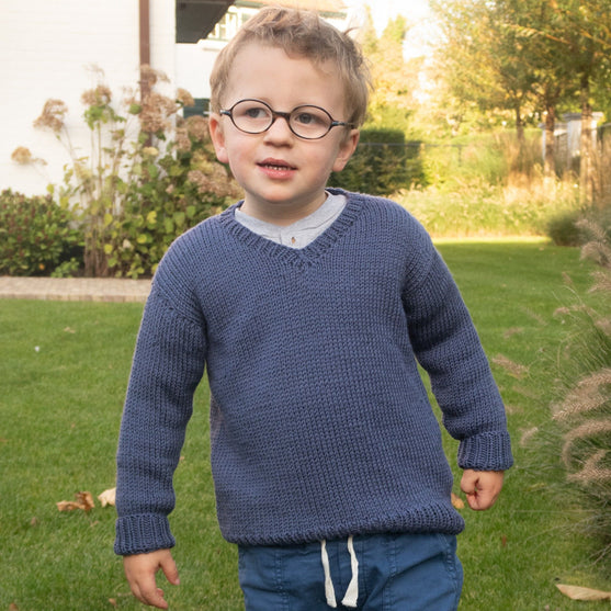 

Mini V-Neck - Children’s Sweater
1