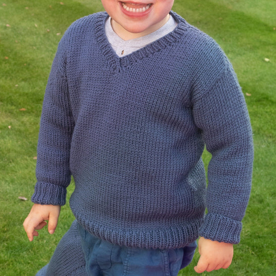 

Mini V-Neck - Children’s Sweater
5