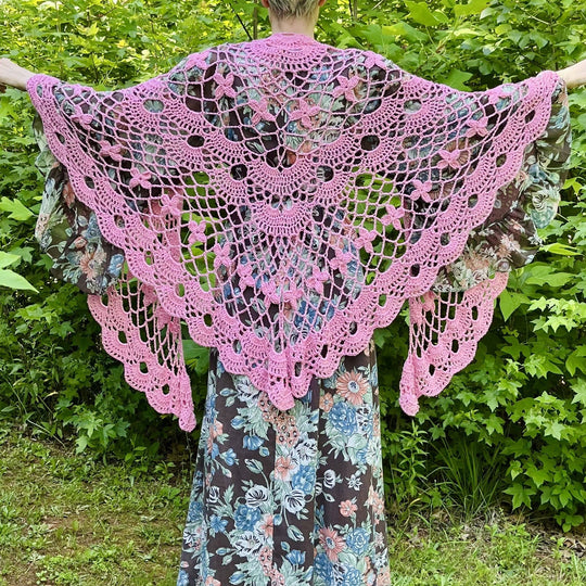 Viral Bloom - Shawl