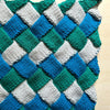 

Woven Blanket - Entrelac blanket
4